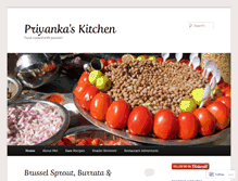 Tablet Screenshot of priyankaskitchen.wordpress.com