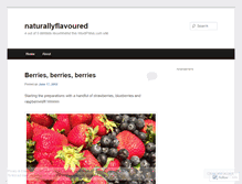 Tablet Screenshot of naturallyflavoured.wordpress.com