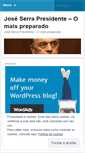 Mobile Screenshot of joseserraomaispreparado.wordpress.com