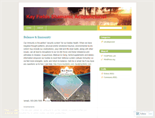 Tablet Screenshot of kayfields.wordpress.com