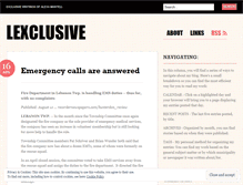 Tablet Screenshot of lexclusive.wordpress.com