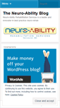 Mobile Screenshot of neuroability.wordpress.com