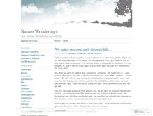 Tablet Screenshot of naturewonderings.wordpress.com