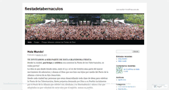 Desktop Screenshot of fiestadetabernaculos.wordpress.com