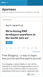 Mobile Screenshot of aparnesa.wordpress.com