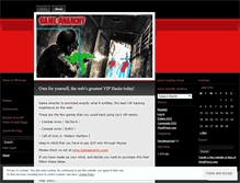 Tablet Screenshot of gameanarchynews.wordpress.com