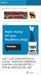 Mobile Screenshot of comunistasdejodar.wordpress.com