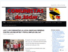 Tablet Screenshot of comunistasdejodar.wordpress.com