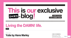 Desktop Screenshot of damninc.wordpress.com