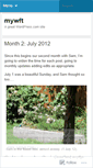 Mobile Screenshot of mywft.wordpress.com
