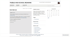 Desktop Screenshot of phsreunions.wordpress.com
