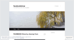 Desktop Screenshot of facebookshow.wordpress.com