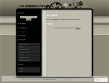 Tablet Screenshot of furiouscupcake.wordpress.com