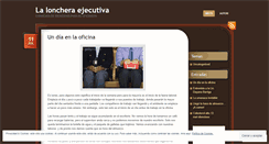 Desktop Screenshot of loncheraejecutiva.wordpress.com