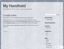 Tablet Screenshot of myhandheld.wordpress.com