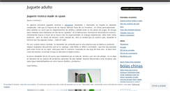 Desktop Screenshot of jugueteadulto.wordpress.com