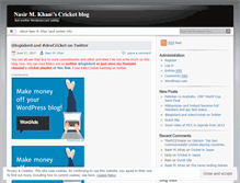 Tablet Screenshot of nasirkhan.wordpress.com