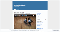 Desktop Screenshot of mtlbboying.wordpress.com
