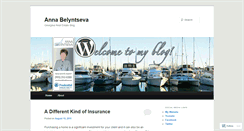 Desktop Screenshot of annabelyntseva.wordpress.com