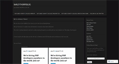 Desktop Screenshot of barleythorpeblog.wordpress.com