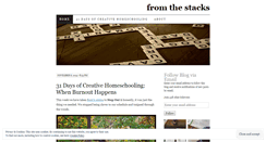 Desktop Screenshot of fromthestacks.wordpress.com