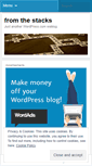 Mobile Screenshot of fromthestacks.wordpress.com
