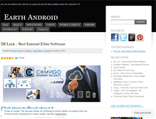 Tablet Screenshot of earthandroid.wordpress.com