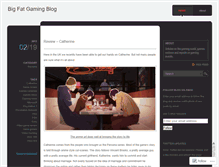 Tablet Screenshot of bigfatgames.wordpress.com