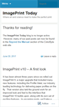 Mobile Screenshot of imageprinttoday.wordpress.com