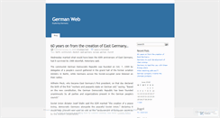 Desktop Screenshot of germanweb.wordpress.com