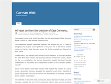 Tablet Screenshot of germanweb.wordpress.com