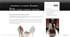 Desktop Screenshot of fashionluxurystores.wordpress.com