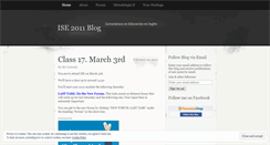 Desktop Screenshot of iselic2011.wordpress.com