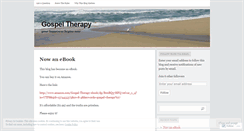 Desktop Screenshot of gospeltherapy.wordpress.com