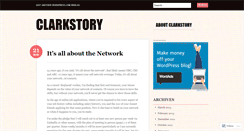 Desktop Screenshot of clarkstory.wordpress.com