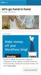 Mobile Screenshot of letsgohandinhand.wordpress.com
