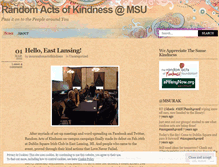 Tablet Screenshot of msurandomactofkindness.wordpress.com
