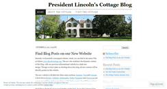 Desktop Screenshot of lincolncottage.wordpress.com