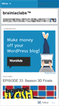 Mobile Screenshot of brainiaclabs.wordpress.com