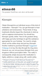 Mobile Screenshot of elissav66.wordpress.com