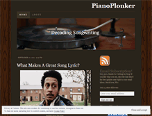 Tablet Screenshot of pianoplonker.wordpress.com