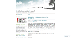 Desktop Screenshot of colossalkiliclimb.wordpress.com