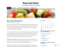 Tablet Screenshot of burpandslurp.wordpress.com