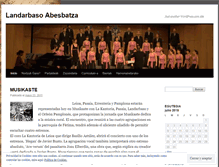 Tablet Screenshot of landarbasoabesbatza.wordpress.com