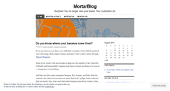 Desktop Screenshot of mortarblog.wordpress.com