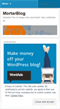 Mobile Screenshot of mortarblog.wordpress.com