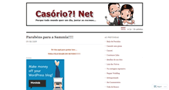 Desktop Screenshot of casorionet.wordpress.com