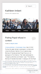 Mobile Screenshot of kathleenimbert.wordpress.com