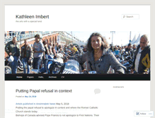 Tablet Screenshot of kathleenimbert.wordpress.com