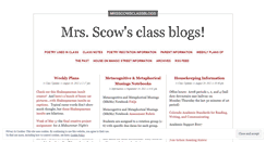 Desktop Screenshot of mrsscowsclassblogs.wordpress.com